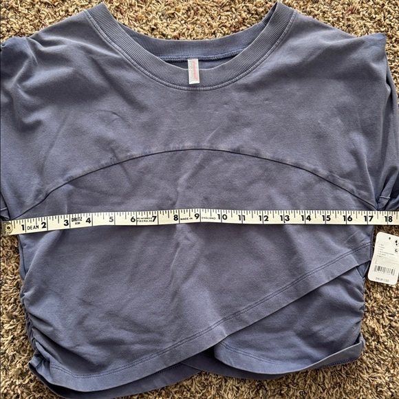 NWT FP Movement Hot Shot Logo Crossover TOP only | Blue Indigo | Size L - Picture 5 of 6